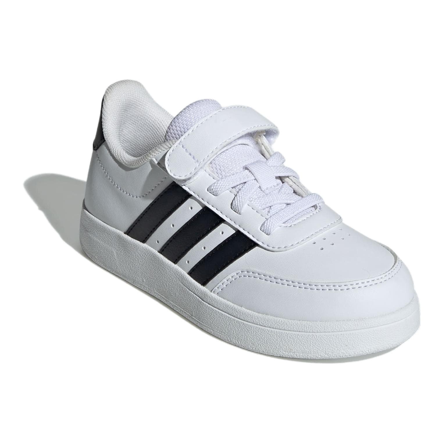 Кроссовки Adidas BREAKNET 2,0 Противоскользящая Анти-КИК Низкий Верх Детская Скейтбординг Обувь Белая Малыш - изображение 3