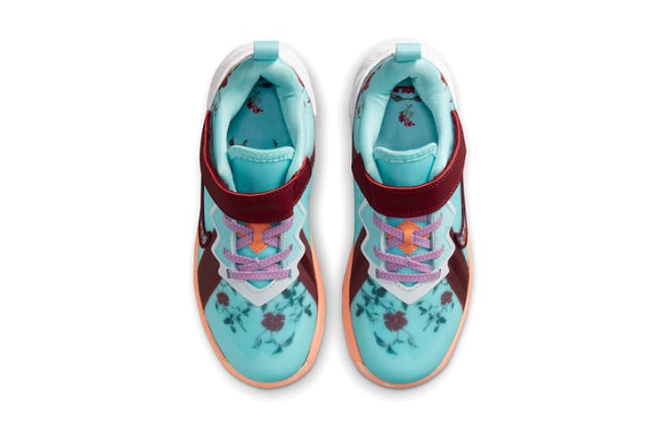 Кроссовки для баскетбола Nike Lebron 18 Low "Floral" 18 - изображение 6