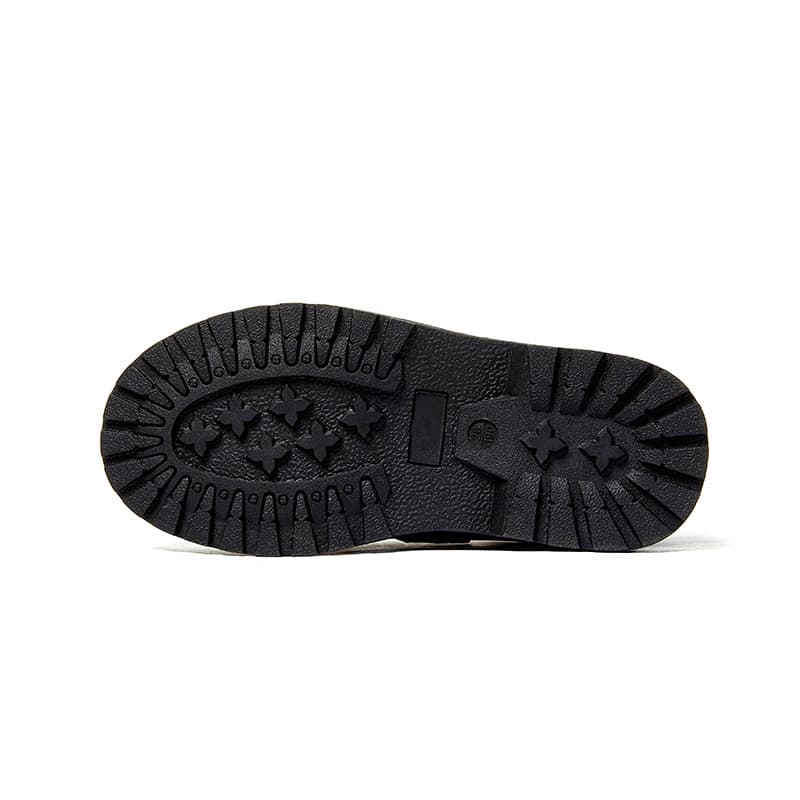 Snoffy Детская кожаная обувь Low Top Черный Kids - изображение 7