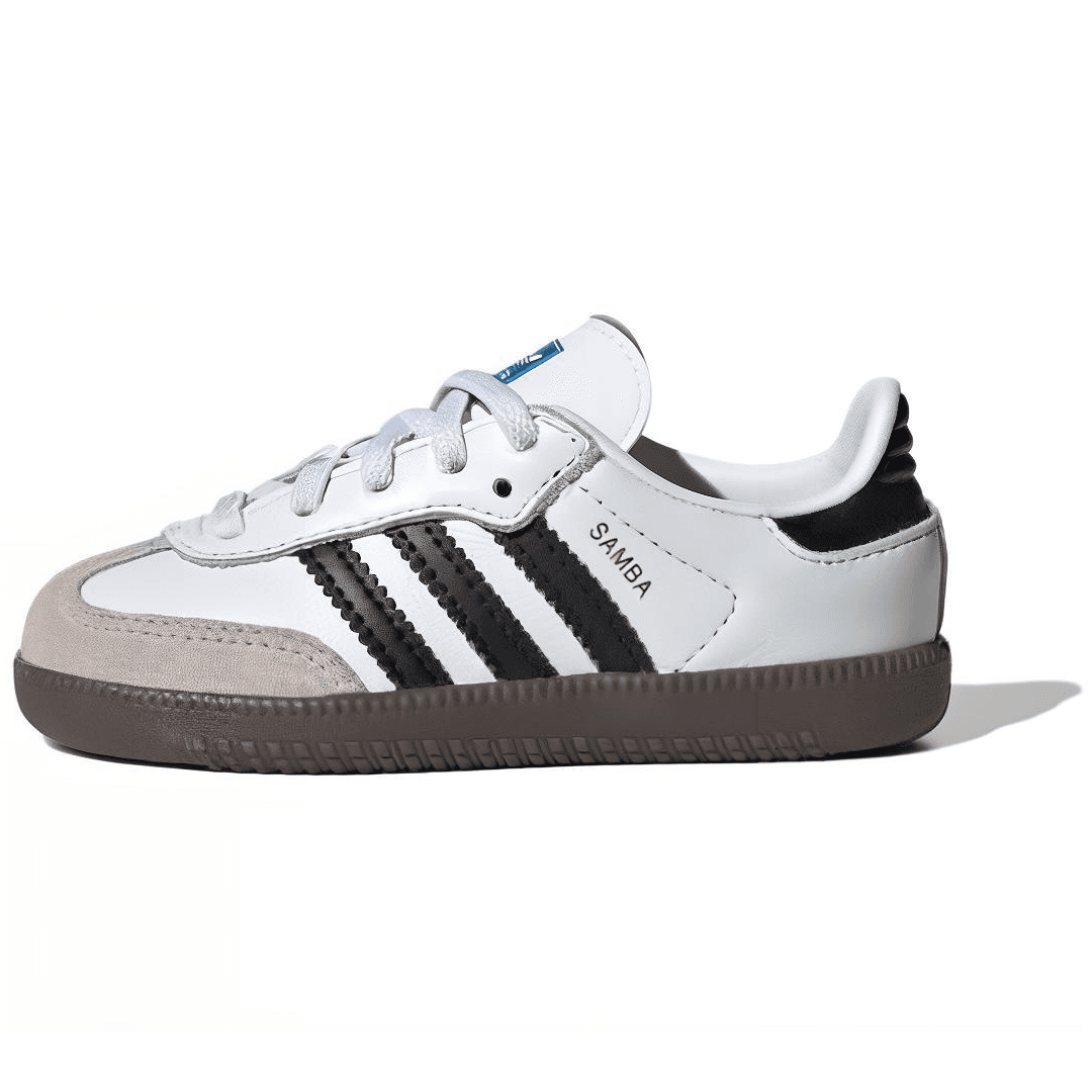 Кроссовки Adidas Originals Samba OG Удобная Обувь для малышей с противоскользящим и износостойким низким верхом белого цвета - изображение 1