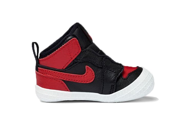 Кроссовки TD Air Jordan 1 Crib Bootie Bred - изображение 2