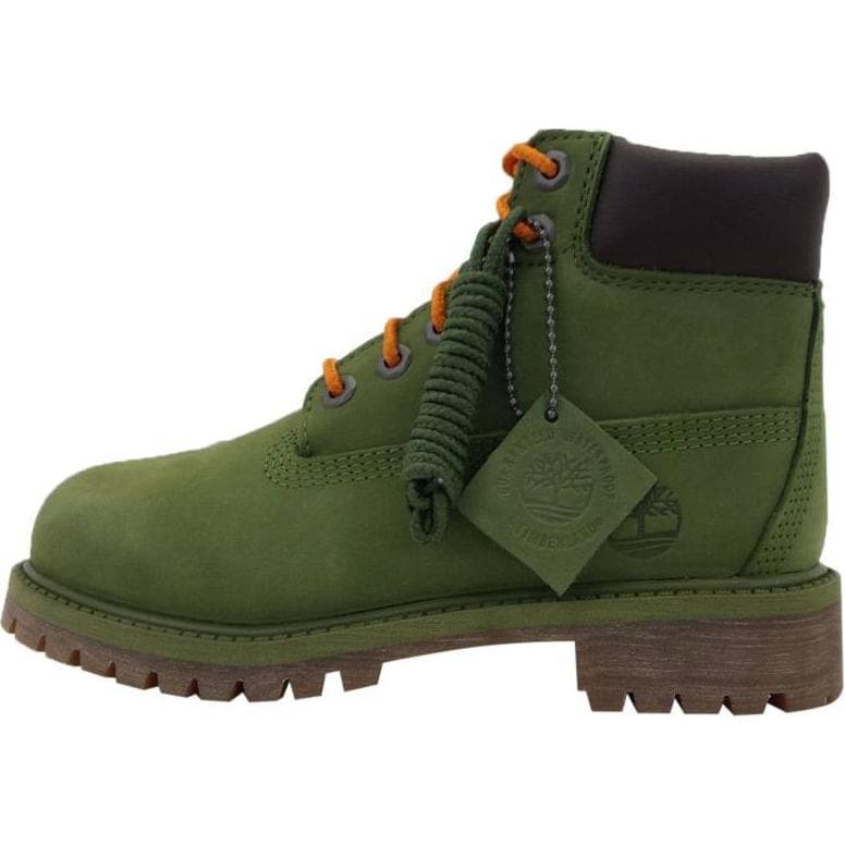 Timberland Противоскользящие Износостойкие Детские ботинки Зеленые Детские - изображение 1