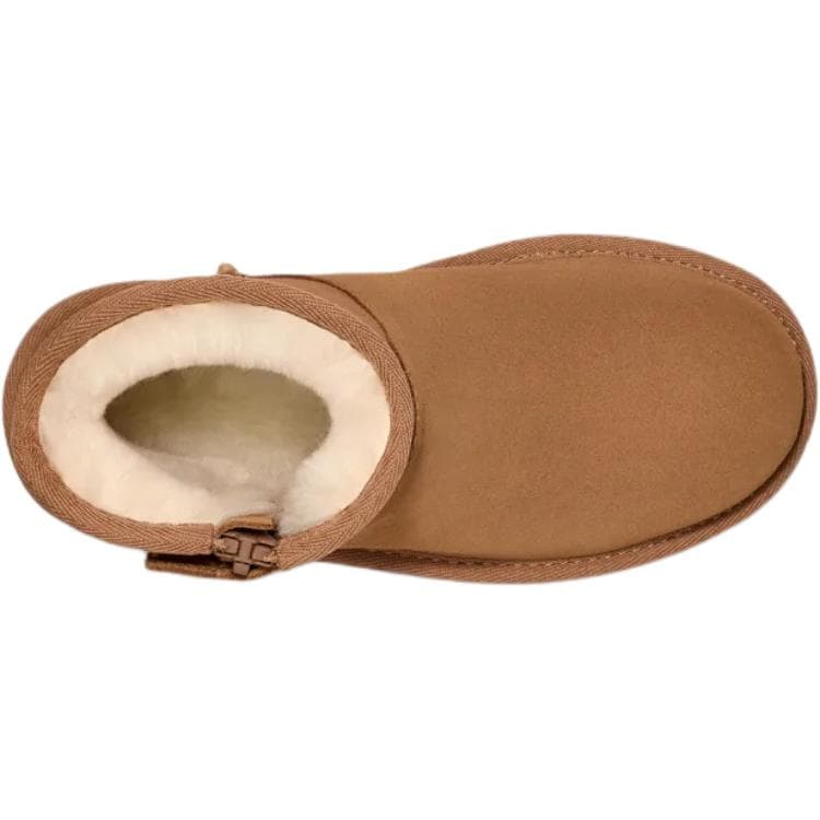 UGG Classic Novelty противоскользящие и устойчивые к истиранию детские ботинки цвет каштановый - изображение 5