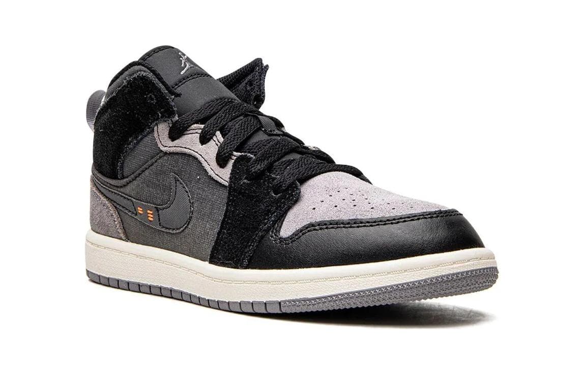 Кроссовки для баскетбола Jordan Air Jordan 1 Mid SE "Craft Inside Out Black" PS - изображение 4