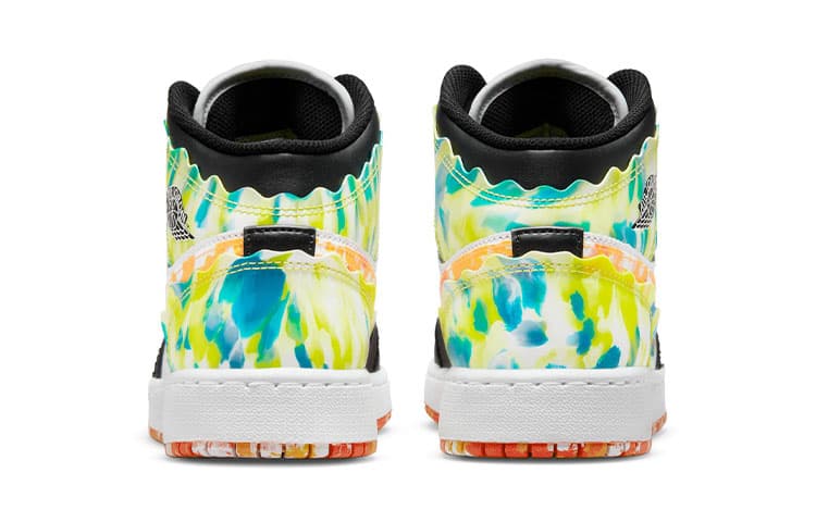 Кроссовки для баскетбола Jordan Air Jordan 1 Mid SE "Drip" GS - изображение 9