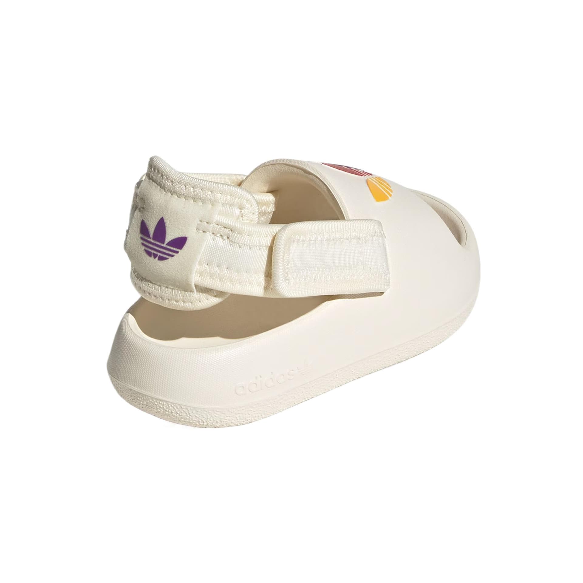 Сандалии Adidas Originals ADIFOM ADILETTE Детские сандалии Сливочный для младенцев и малышей - изображение 4