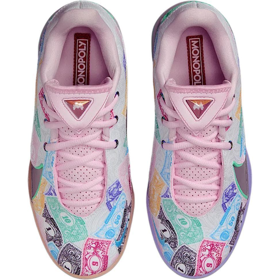 Кроссовки для баскетбола Nike LeBron 22 Low Топ Детские Баскетбольные Кроссовки Белый Розовый Синий Зеленый Детский - изображение 4