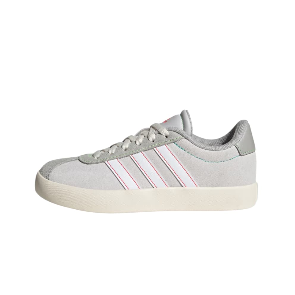 Adidas VL COURT 3,0 Замша Детская обувь для активного отдыха Серый Свечение Мята Сирень Детский - изображение 1