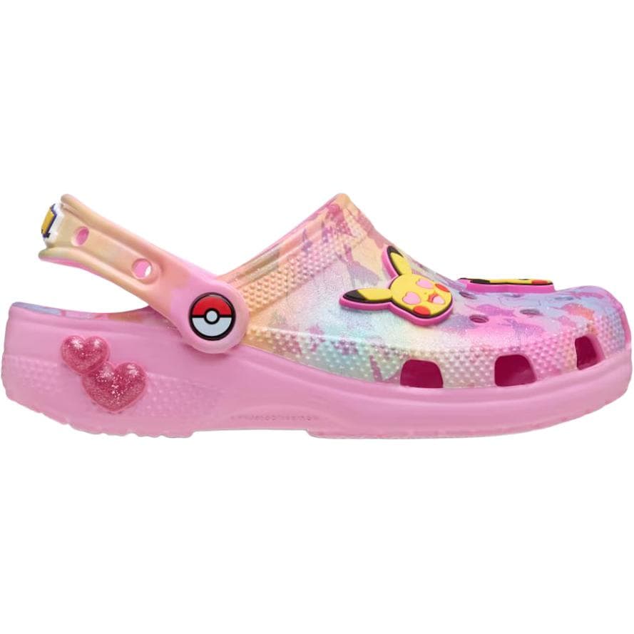 Сандалии Crocs x POKEMON Классические сандалии низкие с закрытым носком для детей розовые детские - изображение 2