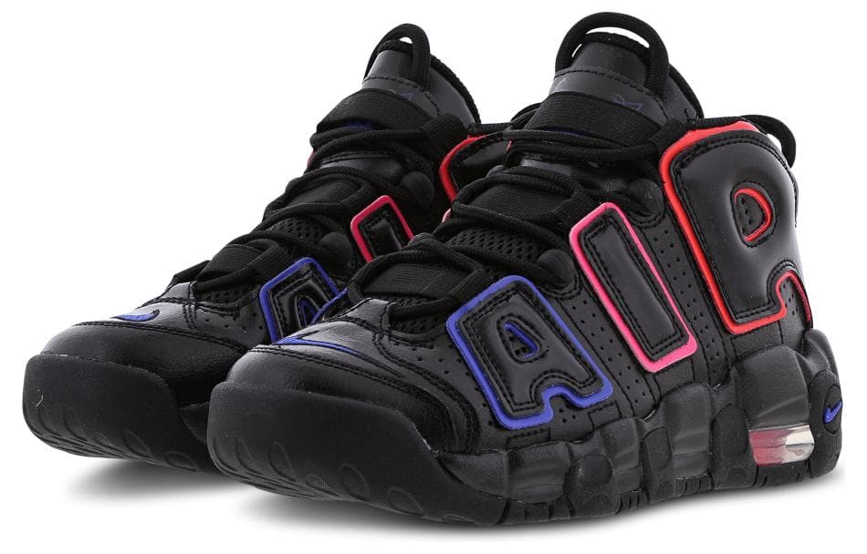 Ретро баскетбольные кроссовки Nike Air More Uptempo "Electric" GS - изображение 3