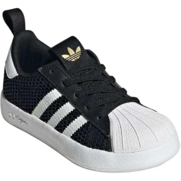 Кроссовки Adidas Originals SUPERSTAR 360 Low Топ Детская Скейтбординг Обувь Черно-Белая Детская - изображение 4