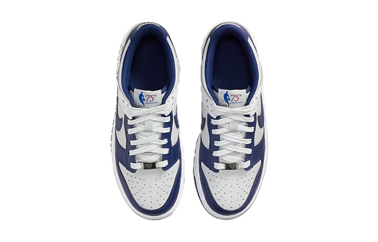 Кроссовки NBA x Nike Dunk Low EMB "Brooklyn Nets" 75 GS - изображение 6