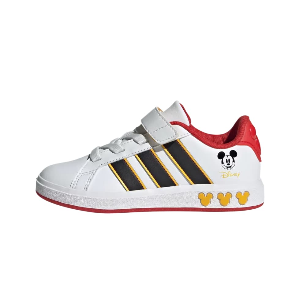 Кроссовки Adidas x Disney Mickey Mouse Лоу-топы Детские беговые кроссовки Облачный белый Основной черный Детский - изображение 1