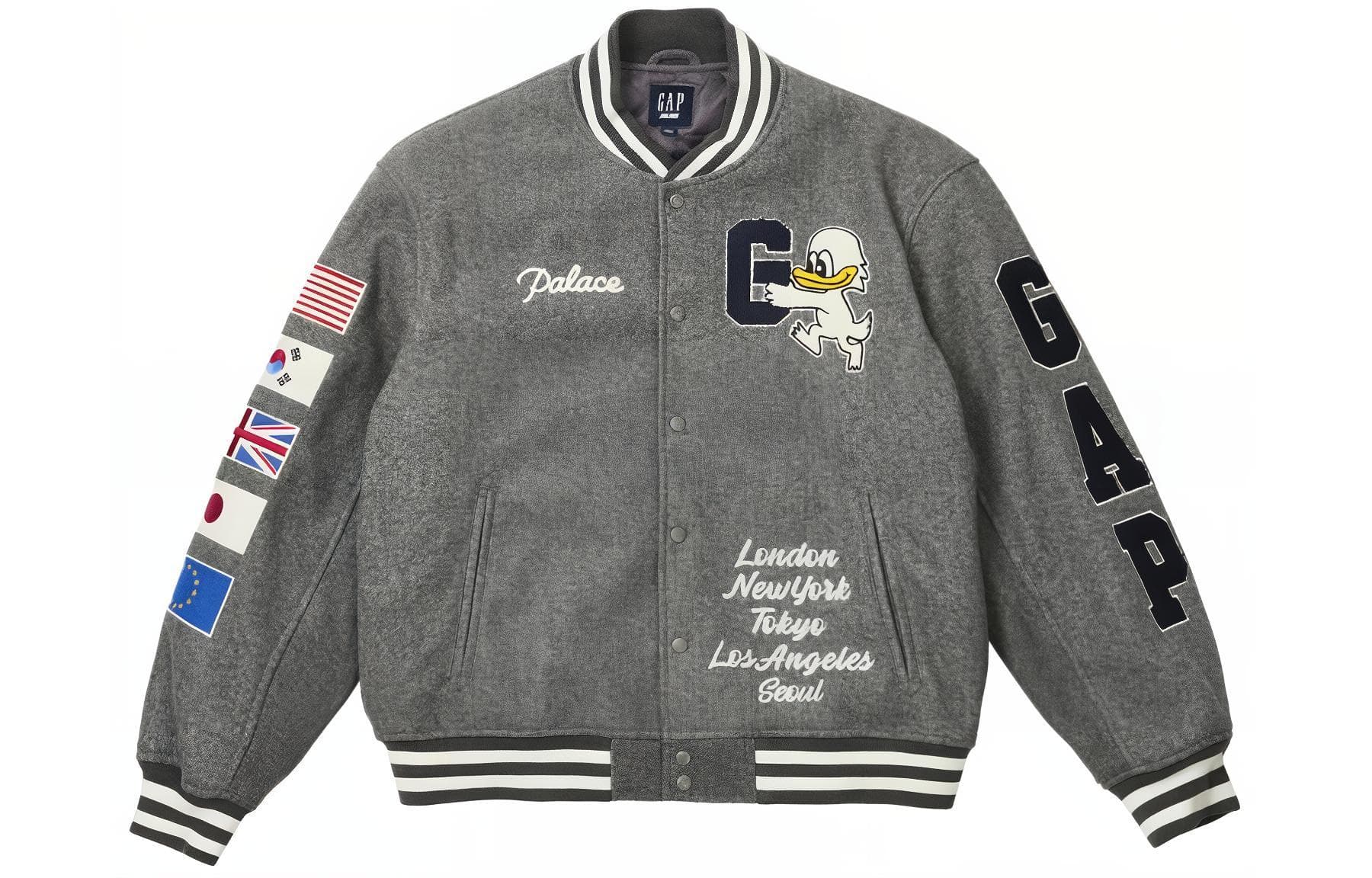 Куртка GAP x PALACE SS24 VARSITY JACKET - изображение 1