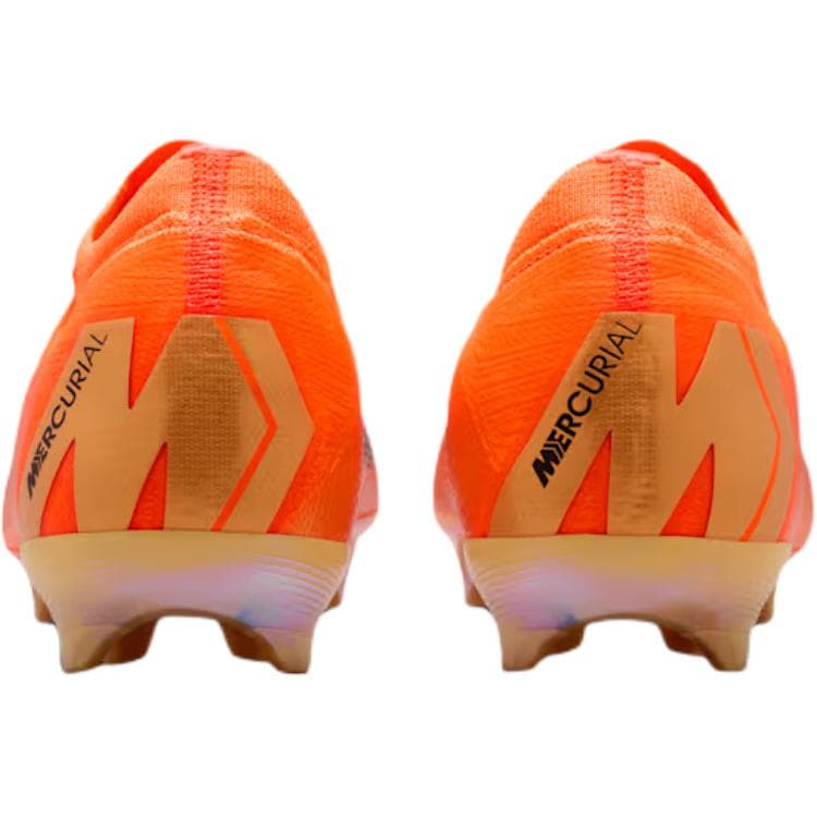 Бутсы Nike Mercurial Vapor 16 Pro Low Топ Футбольные бутсы Золото-черный Унисекс - изображение 3