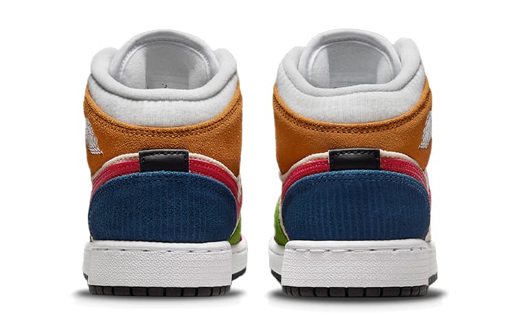 Кроссовки для баскетбола Jordan Air Jordan 1 Multi-Material GS - изображение 7