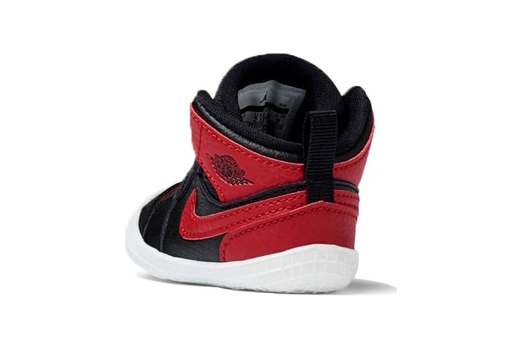 Кроссовки TD Air Jordan 1 Crib Bootie Bred - изображение 4