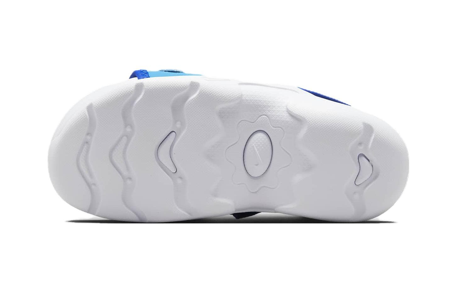 Сандалии Nike Sunray Adjust 6 противоскользящие устойчивые к истиранию детские сандалии синие для детей от 3 до 7 лет - изображение 5
