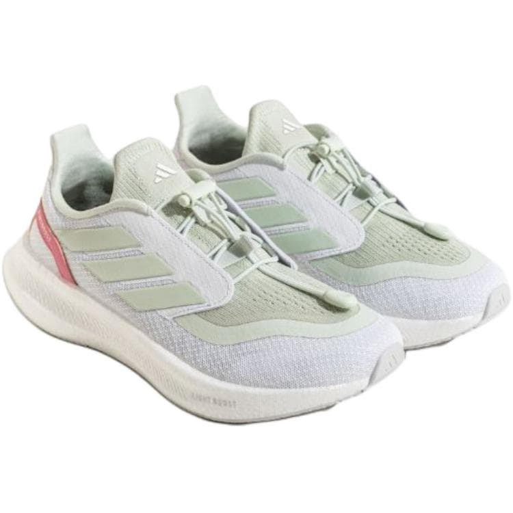 Кроссовки Adidas PUREBOOST 5 Противоскользящие Устойчивые к истиранию Низкие Кроссовки для Беговых Занятий Детские Белые - изображение 3