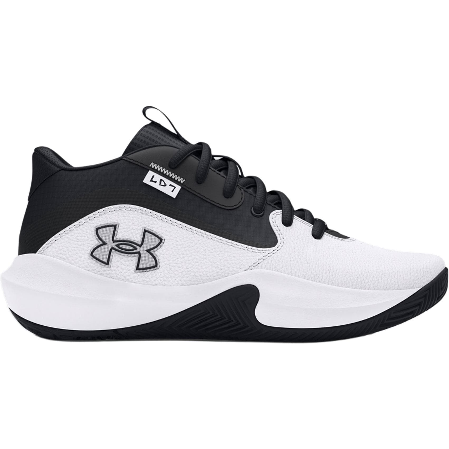 Кроссовки для баскетбола Under Armour Lockdown 7 Кожа Удобный Противоскользящий и Дышащий Противоскользящий и Дышащий Низкий Топ - изображение 2