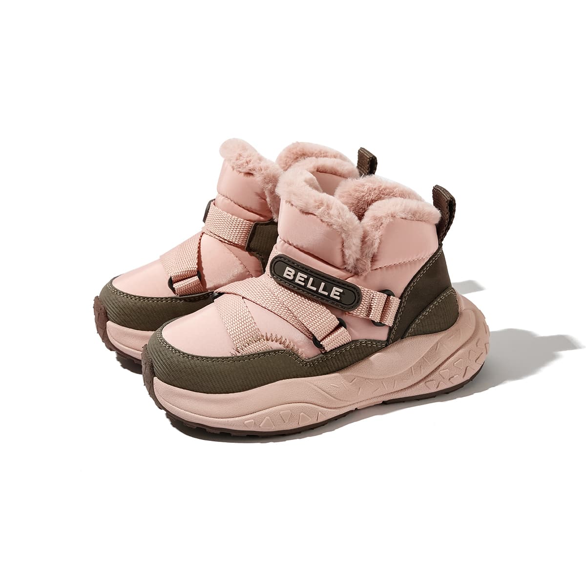 BELLE Детские утепленные сапоги High Top Розовые Kids - изображение 3