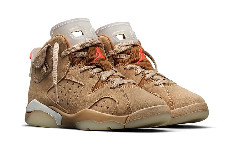 Кроссовки для баскетбола Travis Scott x Jordan Air Jordan 6 Retro SP "British Khaki" BP - изображение 3