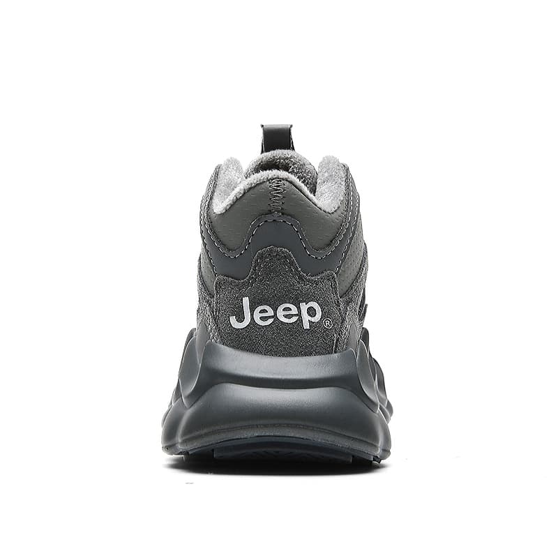 Кроссовки Jeep Синтетическая кожа MID Топ Детская обувь для прогулок Серый Детский - изображение 4