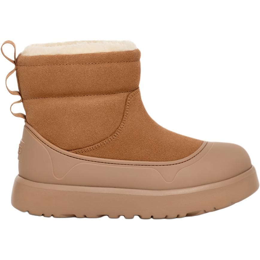 UGG CLASSIC MINI Противоскользящие устойчивые к истиранию детские ботинки коричневый детский - изображение 2