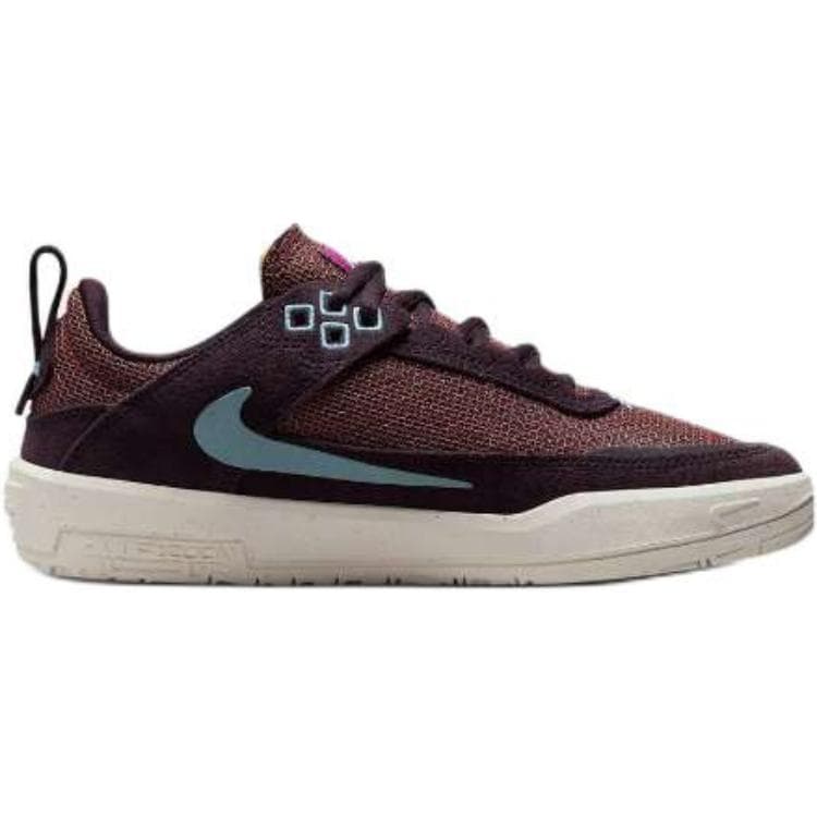 Кроссовки Nike SB DAY ONE Удобная Износостойкая Низкая Обувь для Скейтбординга для Детей Бордового Цвета - изображение 2