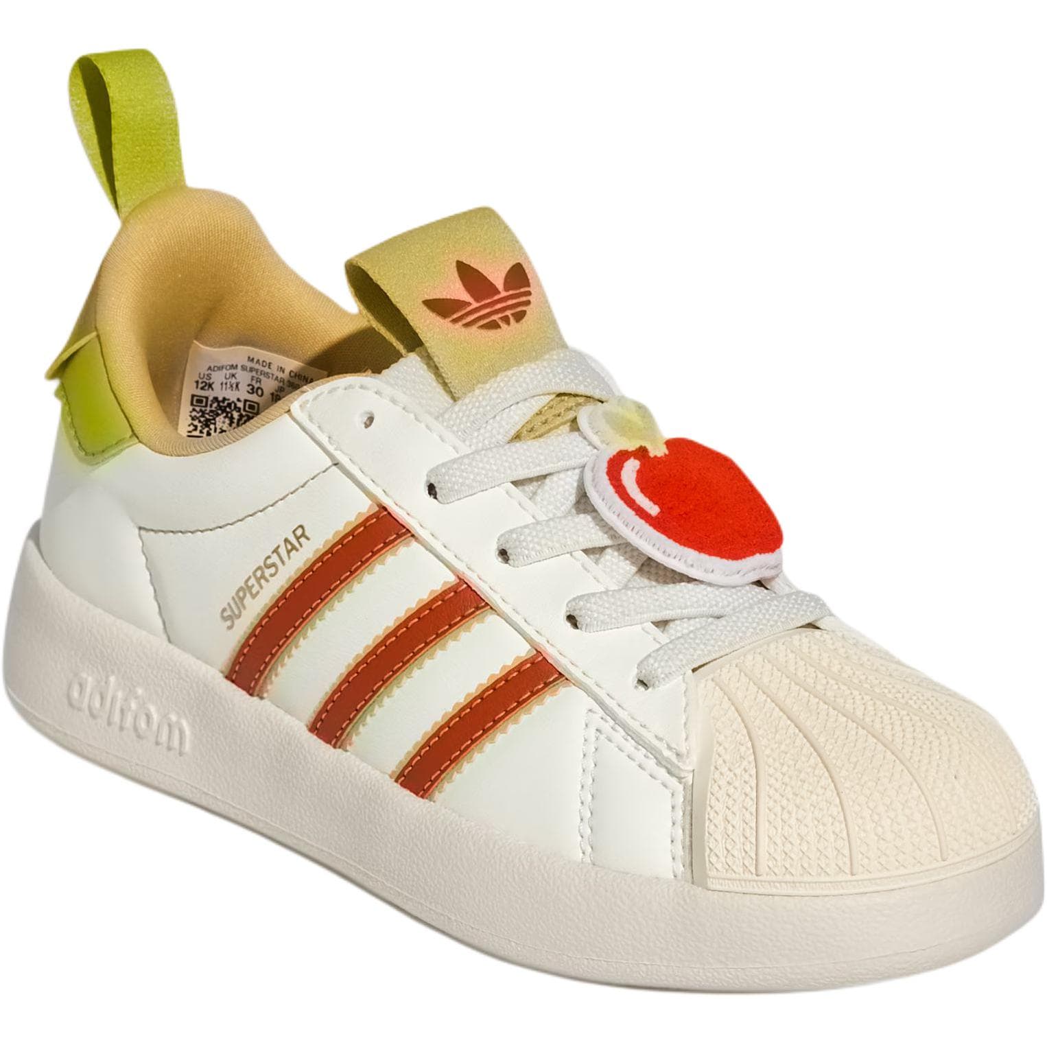 Кроссовки Adidas Originals AdiFOM Superstar 360 Low Топ Детский Скейтбординг Обувь Нефритовый белый Детский - изображение 3