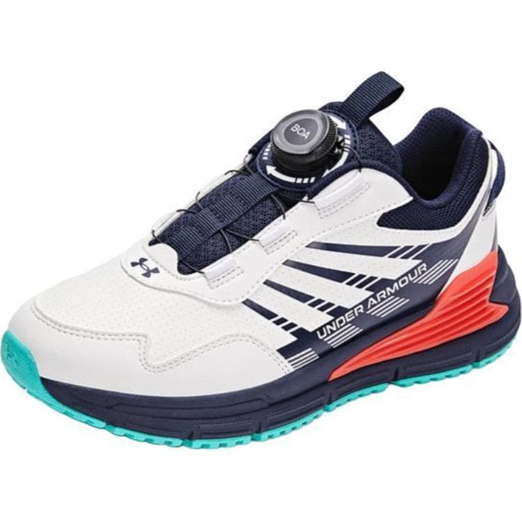 Кроссовки Under Armour Low Топ Детские беговые кроссовки Белый и синий цвет Детский - изображение 2