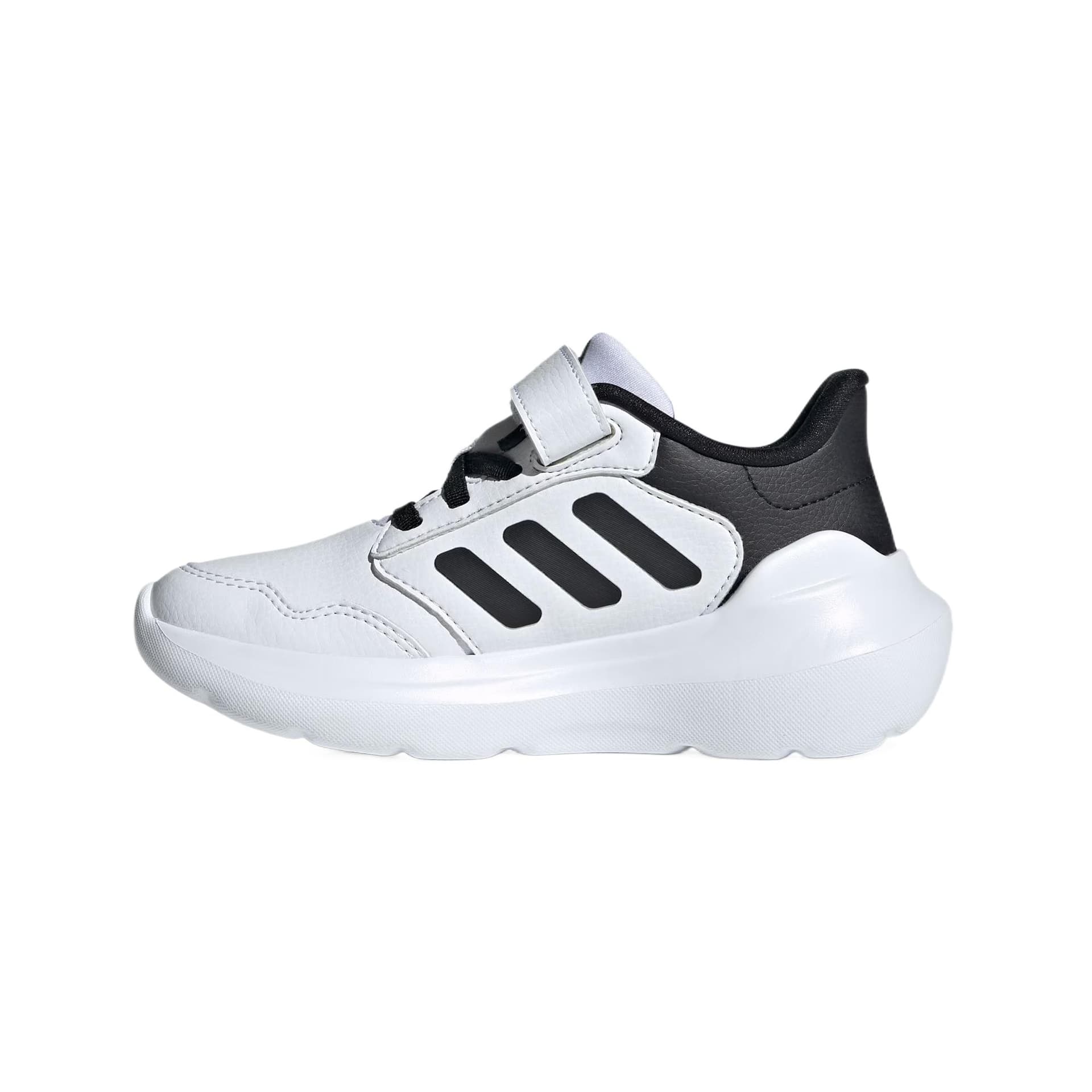 Кроссовки Adidas Tensaur Run 3,0 противоскользящие низкие детские повседневные кроссовки Белый Черный - изображение 2