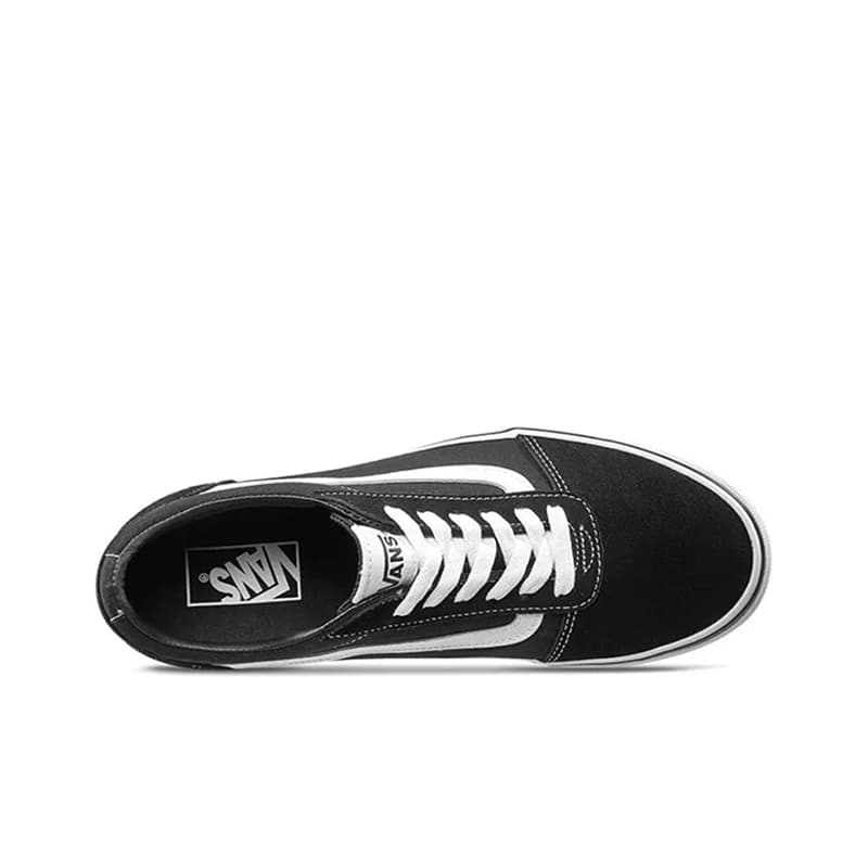 Кроссовки Vans Ward Low Топ Детский Скейтбординг Обувь Черный белый Подростки - изображение 4