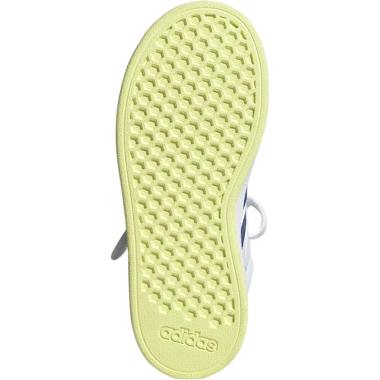 Кроссовки Adidas GRAND COURT MID Топ Детский Скейтбординг Белый Синий Малыш - изображение 3