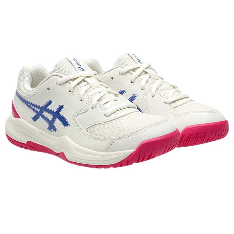Asics Гель Dedicate 8 Low Топ Детские кроссовки для тренировок Экрю Детский - изображение 2