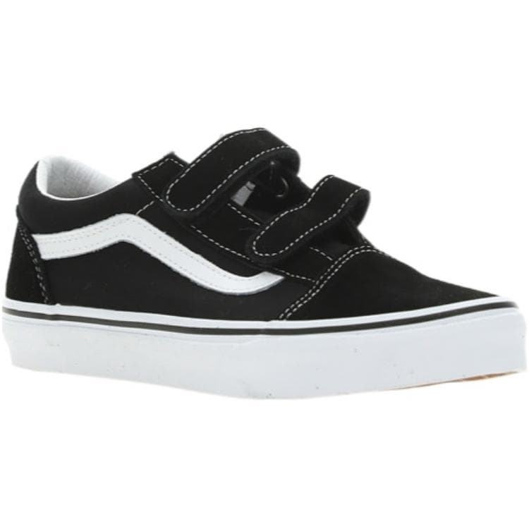 Кроссовки Vans Низкий Топ Детская Обувь для Скейтбординга Черный Белый Малыш - изображение 3