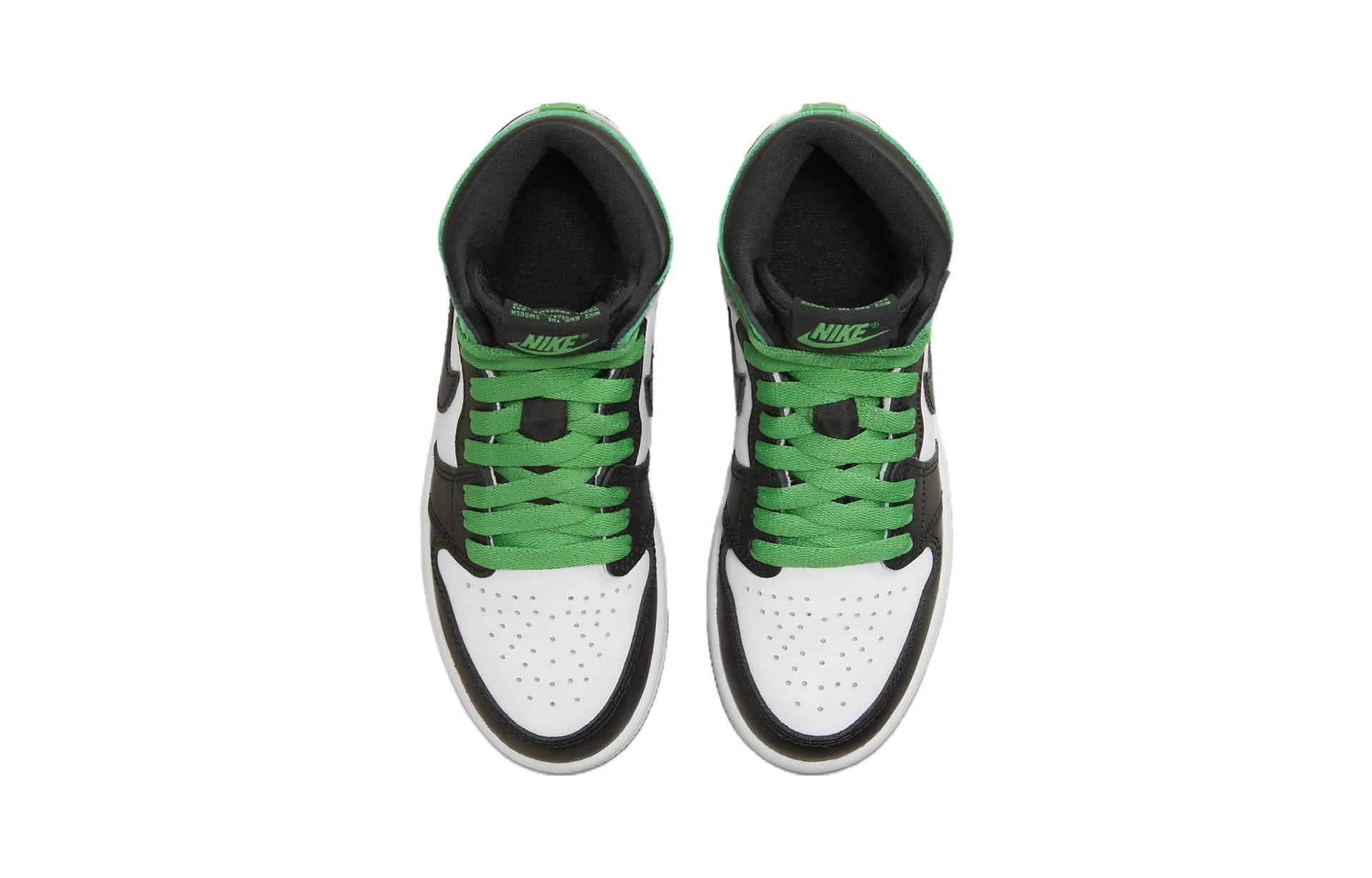 Кроссовки для баскетбола Jordan Air Jordan 1 High OG Black and Lucky Green - изображение 4
