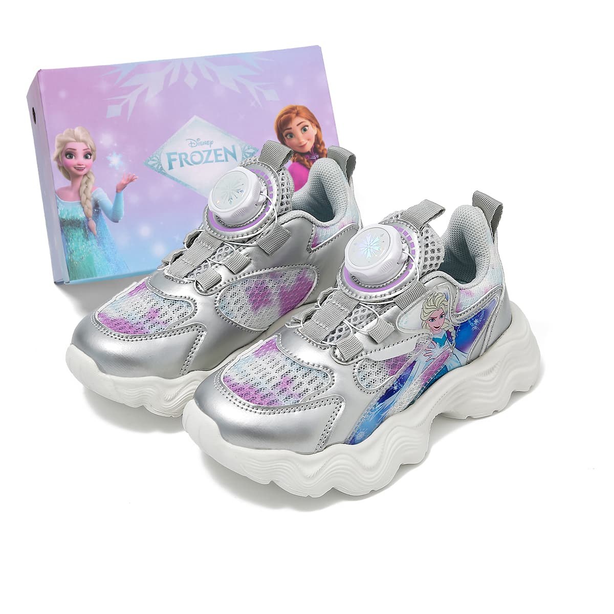 Кроссовки DISNEY FROZEN SERIES Сетчатая ткань Противоскользящая Анти-КИК Амортизация Устойчивая к истиранию Дышащий - изображение 2