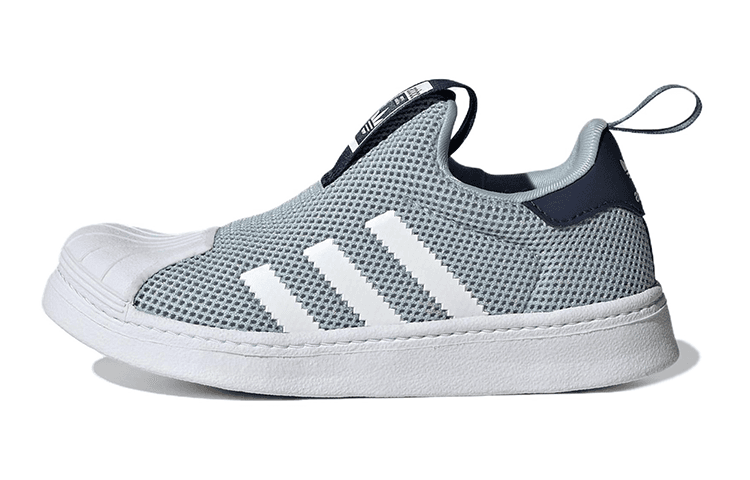 Кроссовки Adidas Originals SUPERSTAR 360 Сетчатая ткань Повседневный Устойчивый к истиранию Низкий верх Детские Скейтбординги - изображение 1