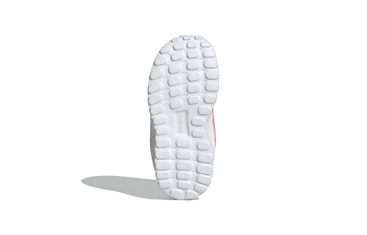 Кроссовки Adidas Neo Run 70S противоскользящие низкие туфли для младенцев и малышей белые розовые для малышей - изображение 5