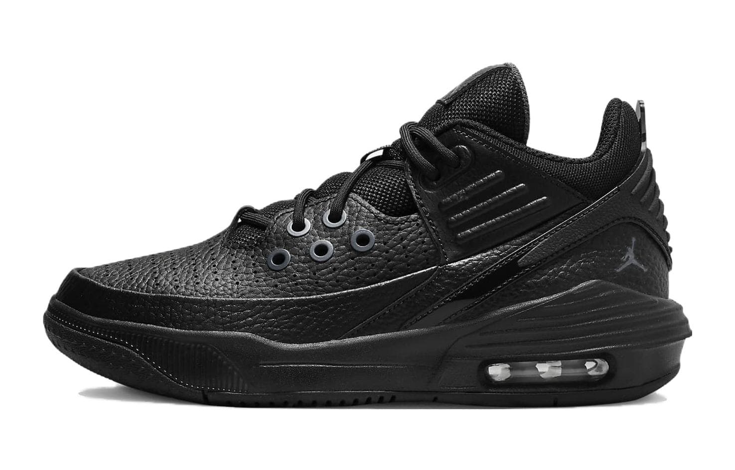 Кроссовки для баскетбола Jordan Max Aura 5 Противоскользящие Амортизирующие Устойчивые к износу Баскетбольные кроссовки MID Унисекс Черные - изображение 1
