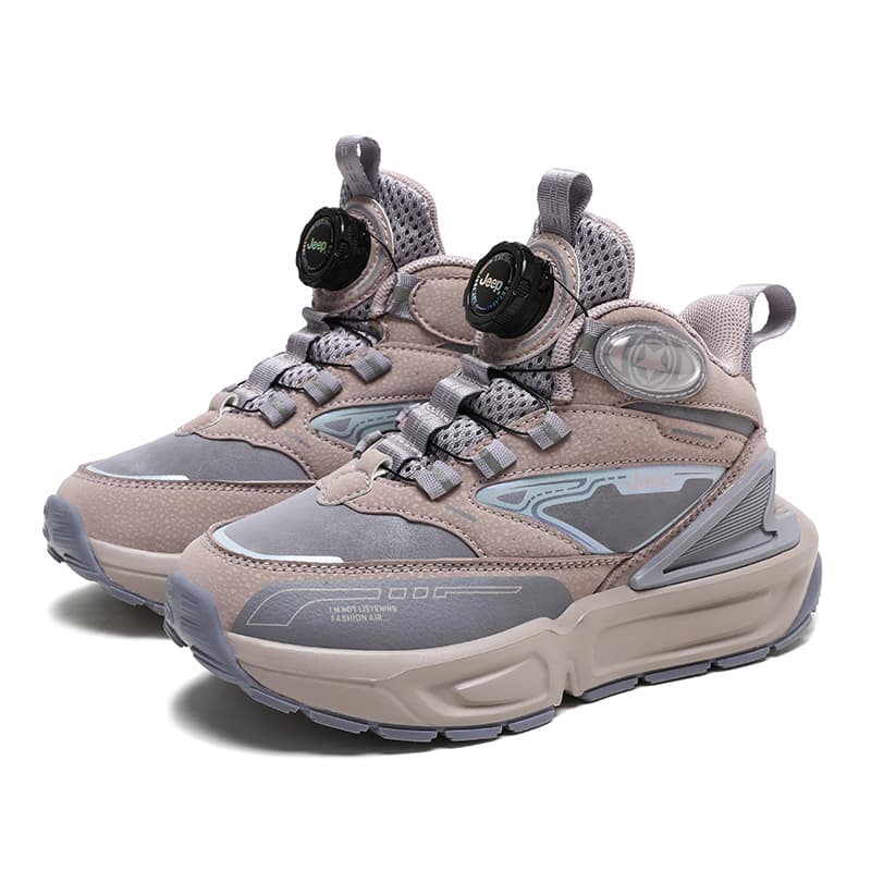 Кроссовки Jeep High Top Детские беговые кроссовки Розовый Фиолетовый Малыш - изображение 3