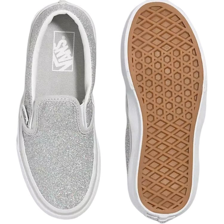 Кроссовки Vans Slip On Модные Низкие Детские Скейтбординги Серые Малыш - изображение 4