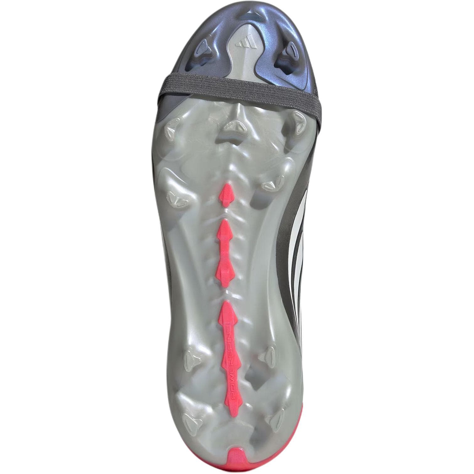 Бутсы Adidas PREDATOR ELITE Низкие футбольные бутсы для детей ткань железно-серый цвет детские - изображение 4