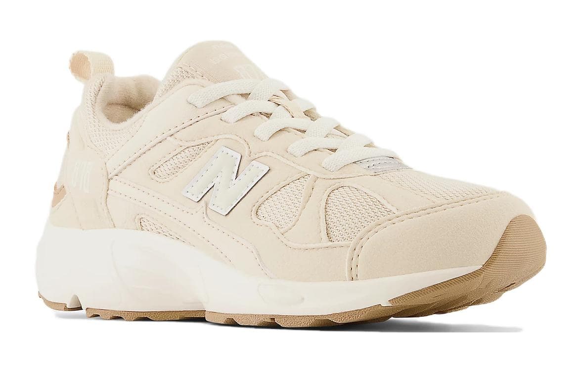 Кроссовки New Balance NB 878 Дышащие Низкие Кроссовки для Беговых Занятий Детские Бежевые Малыш - изображение 3