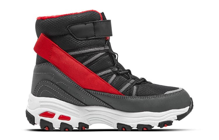Кроссовки Skechers Универсальные Аbrasion-Resistant Высокие Детские Лифтайнер Обувь Черные Подростковые - изображение 2