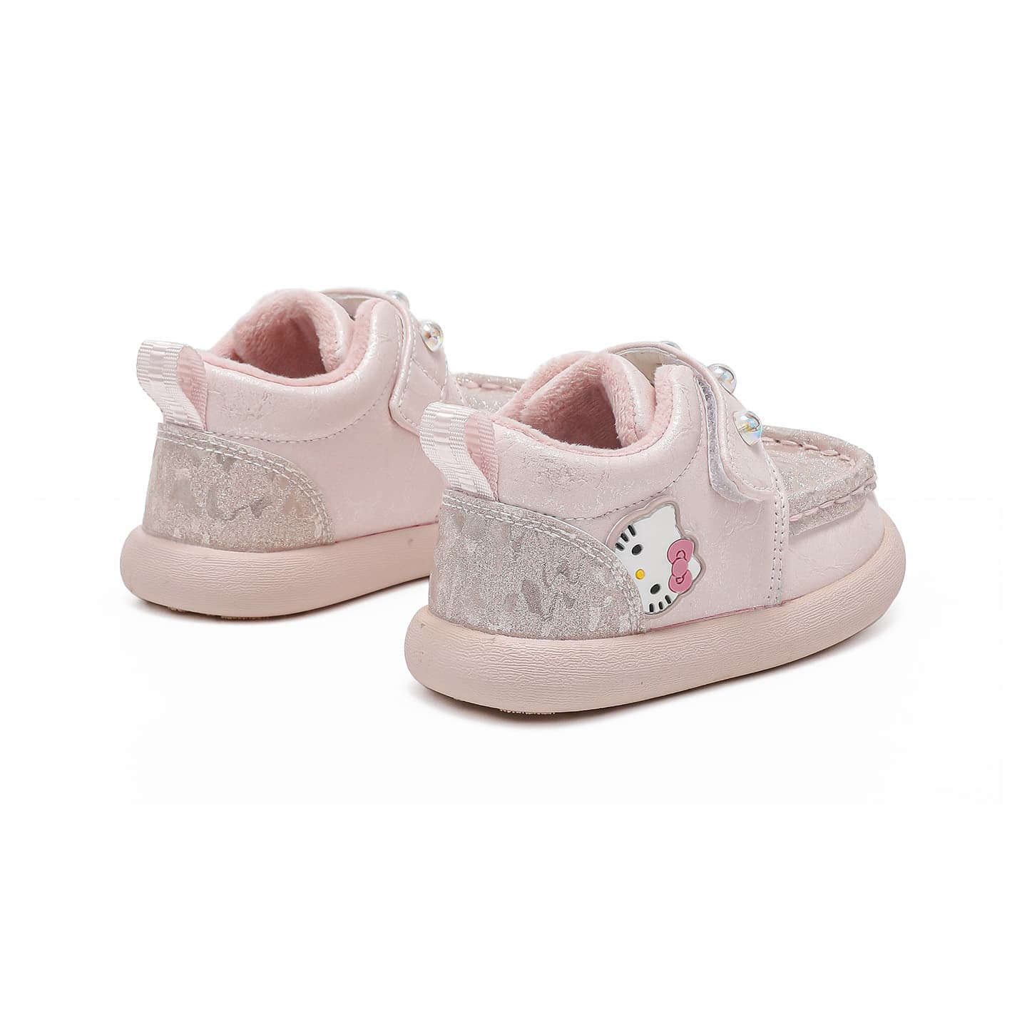 Hello Kitty X Sanrio Искусственная кожа Устойчивая к пятнам Быстросохнущая Детская хлопковая обувь - изображение 4