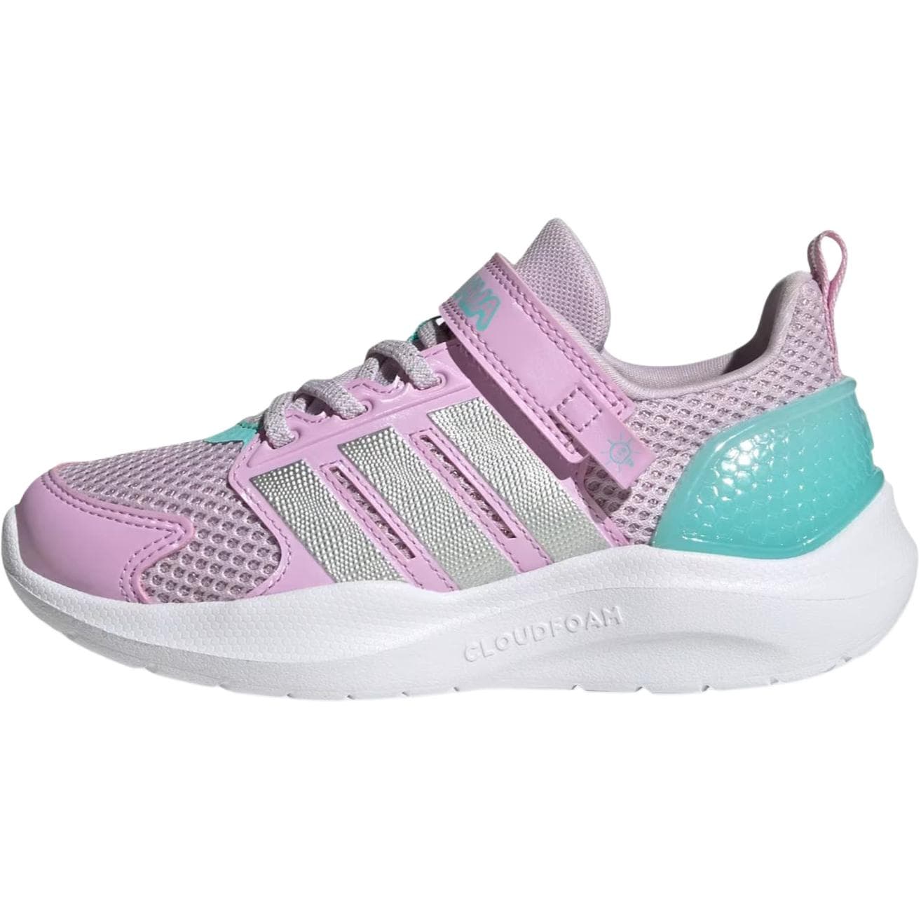 Кроссовки Adidas LIGHTORAMA Низкие Беговые Кроссовки Фиолетовые Детские - изображение 1