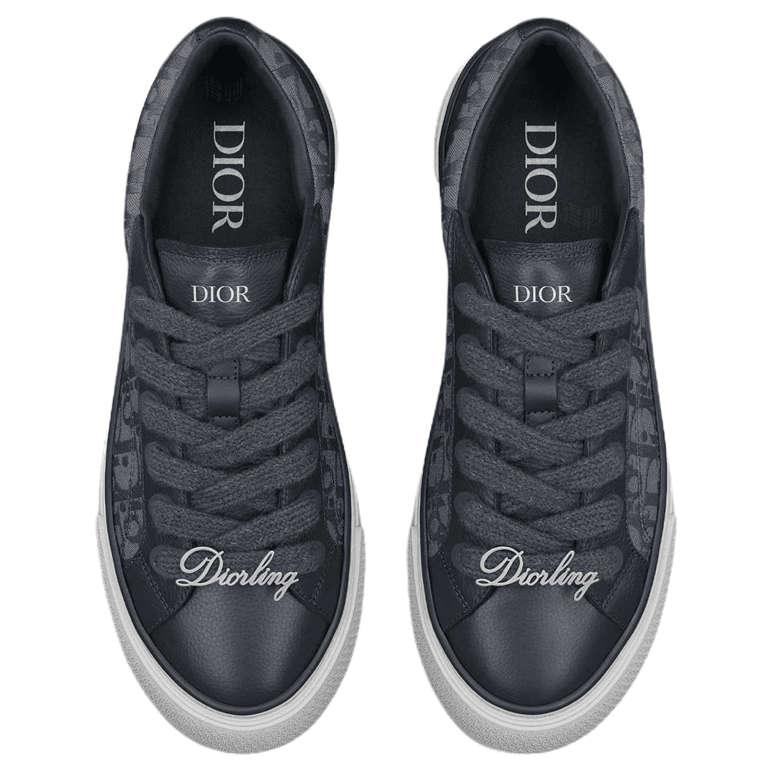 Кроссовки DIOR B33 Spin Embossed Low Sneakers Gray Limited Edition - изображение 5