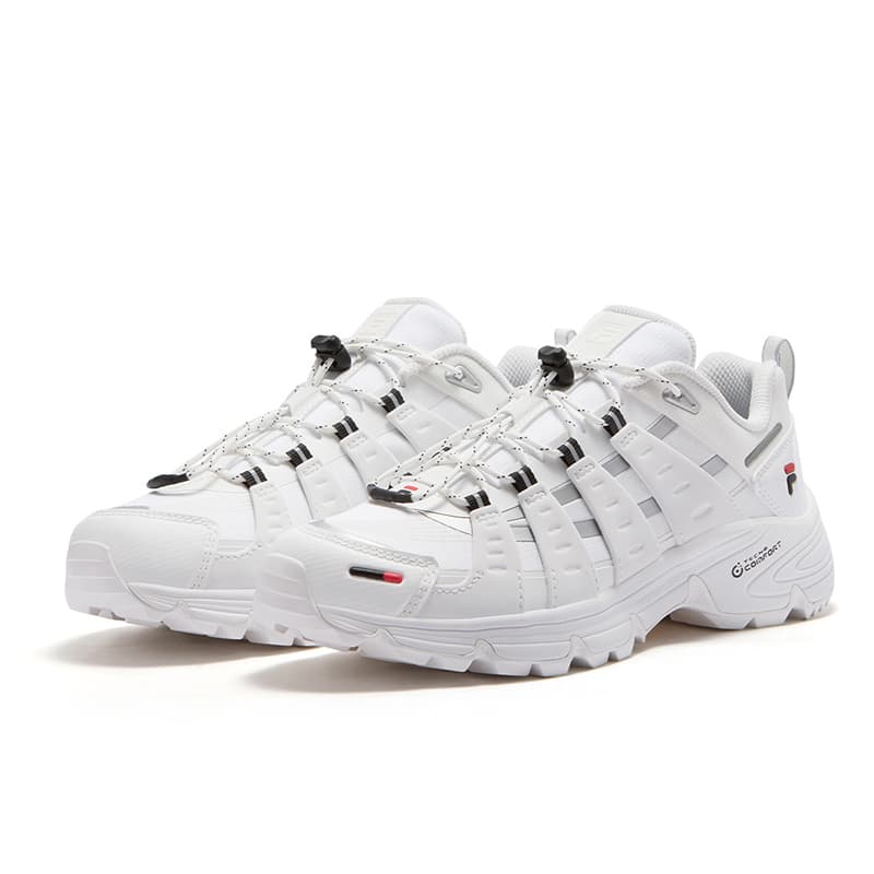 Кроссовки FILA FUSION COMO X Амортизация Противоскользящая износостойкая Уличная обувь Женские Снег Чисто белый - изображение 3